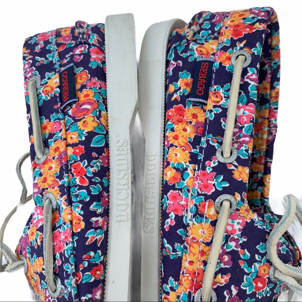 Sebago Docksides Loafers Tatum Print Size 9 Women - Picture 6 of 10